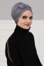 Agnes - Grå Bomull Turban - Ayse Turban