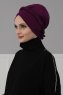 Olivia - Lila Bomull Turban - Ayse Turban