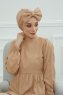 Julia - Sand Bomull Turban