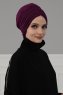 Wilma - Lila Bomull Turban - Ayse Turban