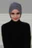 Wilma - Grå Bomull Turban - Ayse Turban