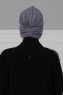 Wilma - Grå Bomull Turban - Ayse Turban