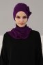 Bianca - Lila Bomull Turban