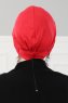 Linda - Röd Bomull Turban - Ayse Turban