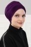 Linda - Lila Bomull Turban - Ayse Turban