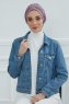 Linda - Lilac Bomull Turban
