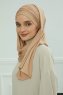 Rebecca - Sand Bomull Turban