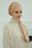 Rebecca - Sand Bomull Turban