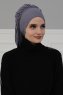 Isabella - Grå Bomull Turban - Ayse Turban