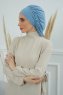 Isabella - Sky Blue Bomull Turban