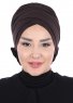 Elisabeth - Brun Bomull Turban