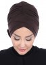 Elisabeth - Brun Bomull Turban