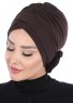 Elisabeth - Brun Bomull Turban