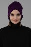 Elisabeth - Lila Bomull Turban