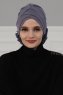 Elisabeth - Grå Bomull Turban