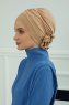 Elisabeth - Caramel Bomull Turban