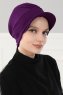 Sandra - Lila Bomull Turban - Ayse Turban