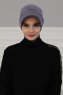 Sandra - Grå Bomull Turban - Ayse Turban