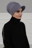 Sandra - Grå Bomull Turban - Ayse Turban