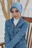 Sandra - Sky Blue Bomull Turban