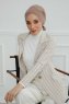 Ellie - Taupe Bomull Turban