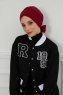 Ellie - Bordeaux Bomull Turban