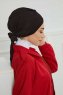 Ellie - Svart Bomull Turban