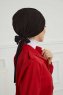 Ellie - Svart Bomull Turban