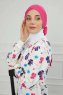 Ellie - Fuchsia Bomull Turban