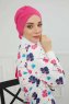 Ellie - Fuchsia Bomull Turban