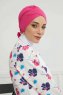 Ellie - Fuchsia Bomull Turban