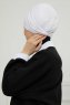 Ellie - Vit Bomull Turban