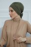 Ellie - Khaki Bomull Turban