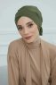 Ellie - Khaki Bomull Turban