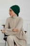Ellie - Mörkgrön Bomull Turban