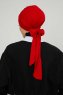 Ellie - Röd Bomull Turban