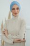 Ellie - Sky Blue Bomull Turban