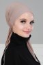 Felicia - Taupe Bomull Turban