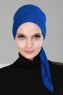Felicia - Blå Bomull Turban