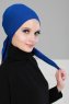 Felicia - Blå Bomull Turban
