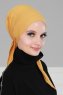 Felicia - Senapsgul Bomull Turban