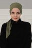 Felicia - Khaki Bomull Turban
