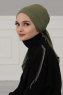 Felicia - Khaki Bomull Turban