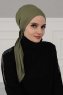 Felicia - Khaki Bomull Turban