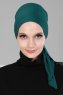 Felicia - Mörkgrön Bomull Turban