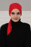 Felicia - Röd Bomull Turban