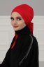 Felicia - Röd Bomull Turban