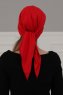 Felicia - Röd Bomull Turban