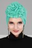 Kerstin - Turkos Bomull Turban - Ayse Turban