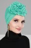 Kerstin - Turkos Bomull Turban - Ayse Turban
